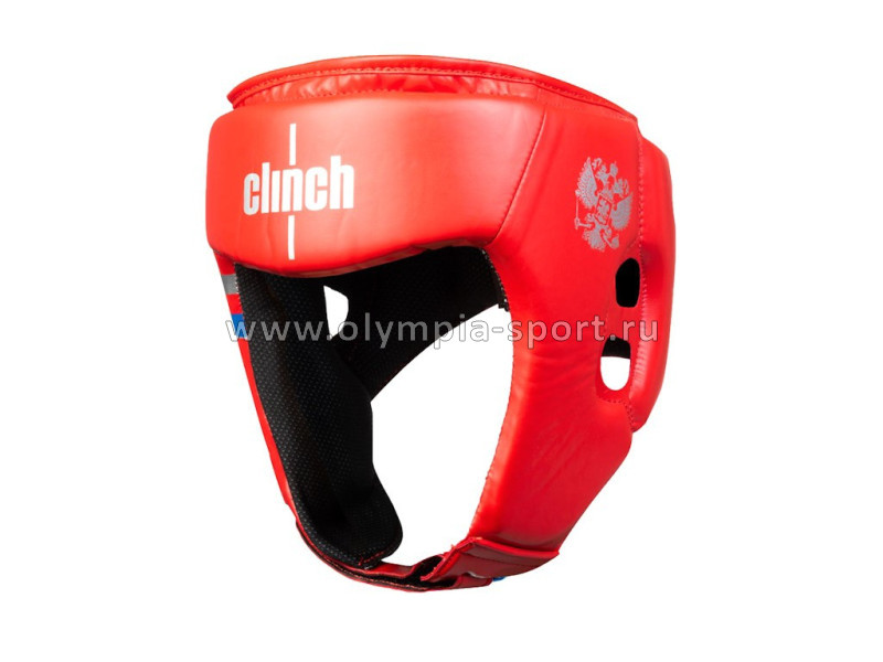 Шлем боксерский Clinch Olimp красный