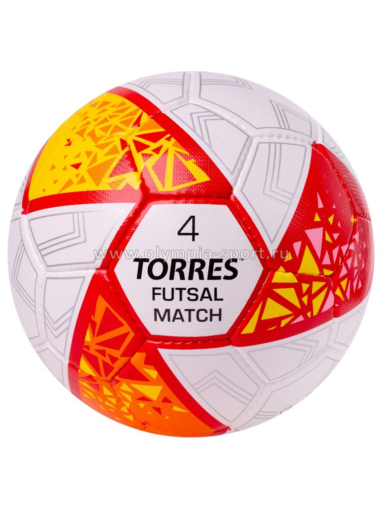 Мяч футзальный TORRES Futsal Match р.4 ПУ