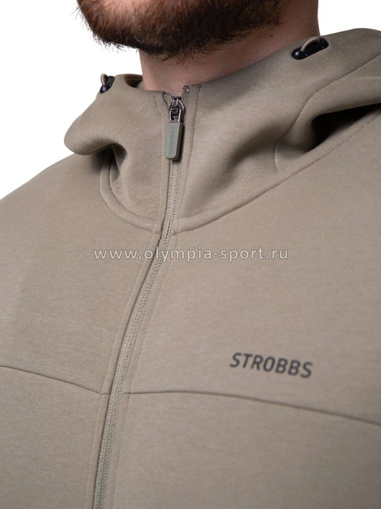Толстовка мужская Strobbs E2402-24 серо-зеленый