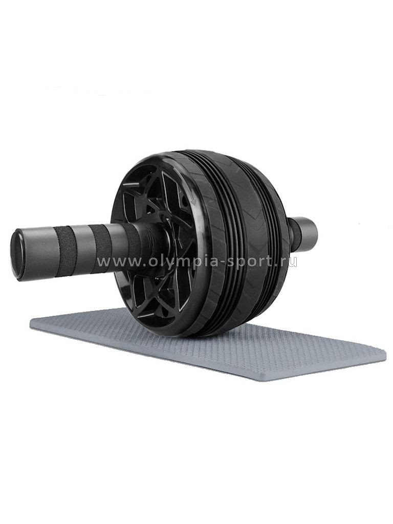 Ролик гимнастический одинарный PO-1613 (чёрный)