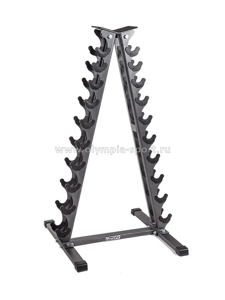 Гантельный ряд круглые хромированные гантели 1-10 кг, 10 пар