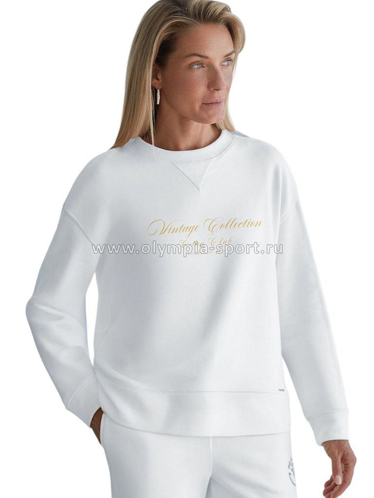 Джемпер женский Vilatte D49.160 белый_cotton club