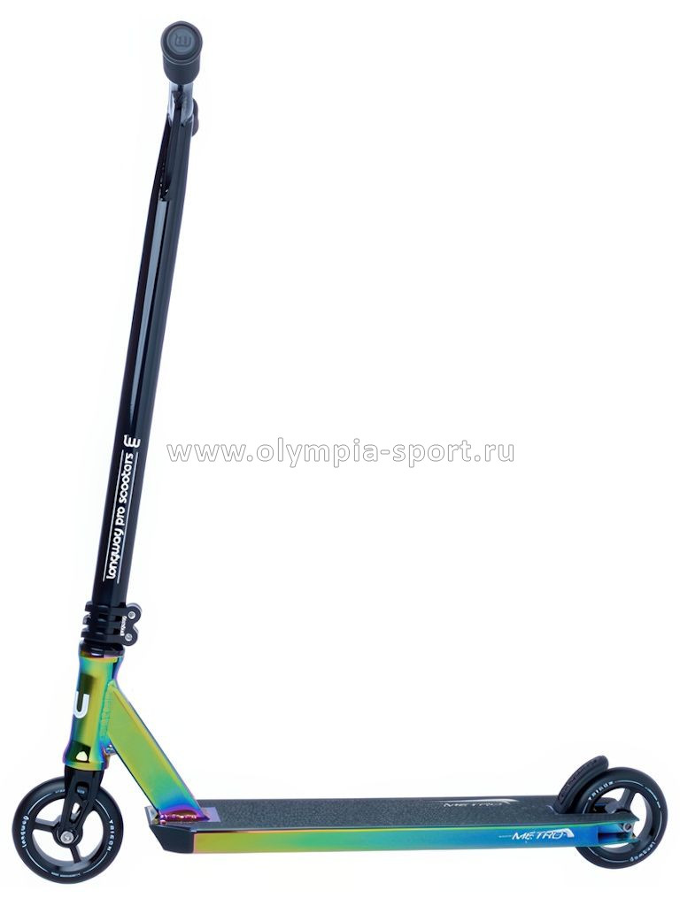 Самокат трюковый LONGWAY Metro Black/Neochrome 110mm AL