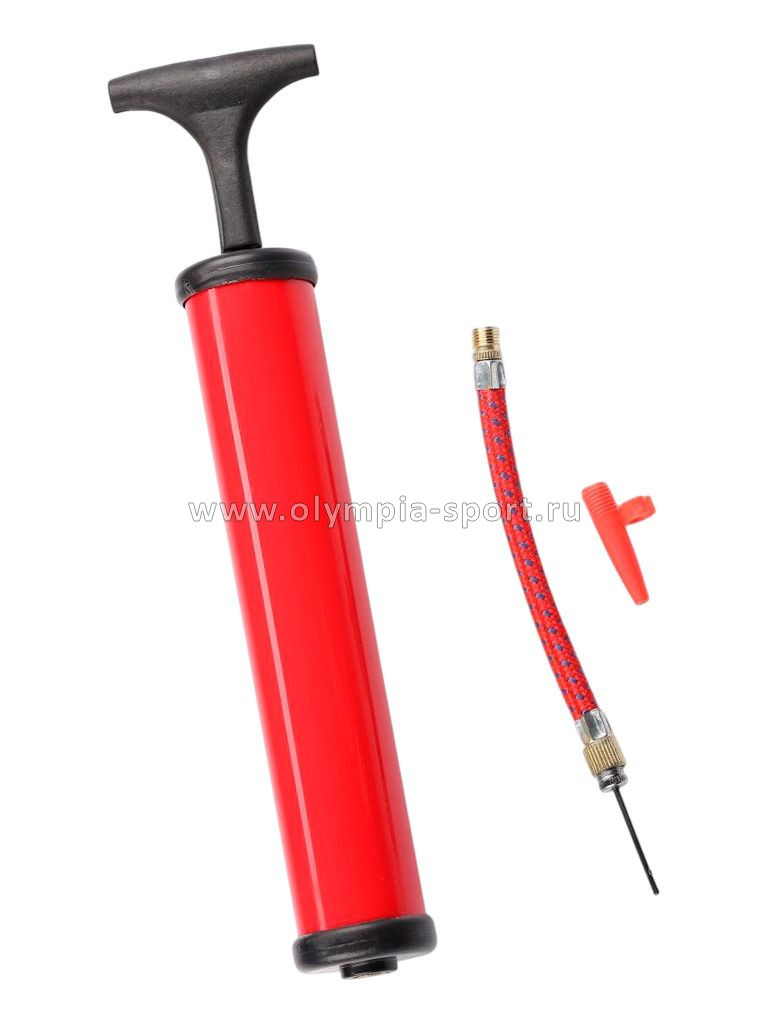 Насос ручной для мячей 24см, (шланг, игла) SG805-10"